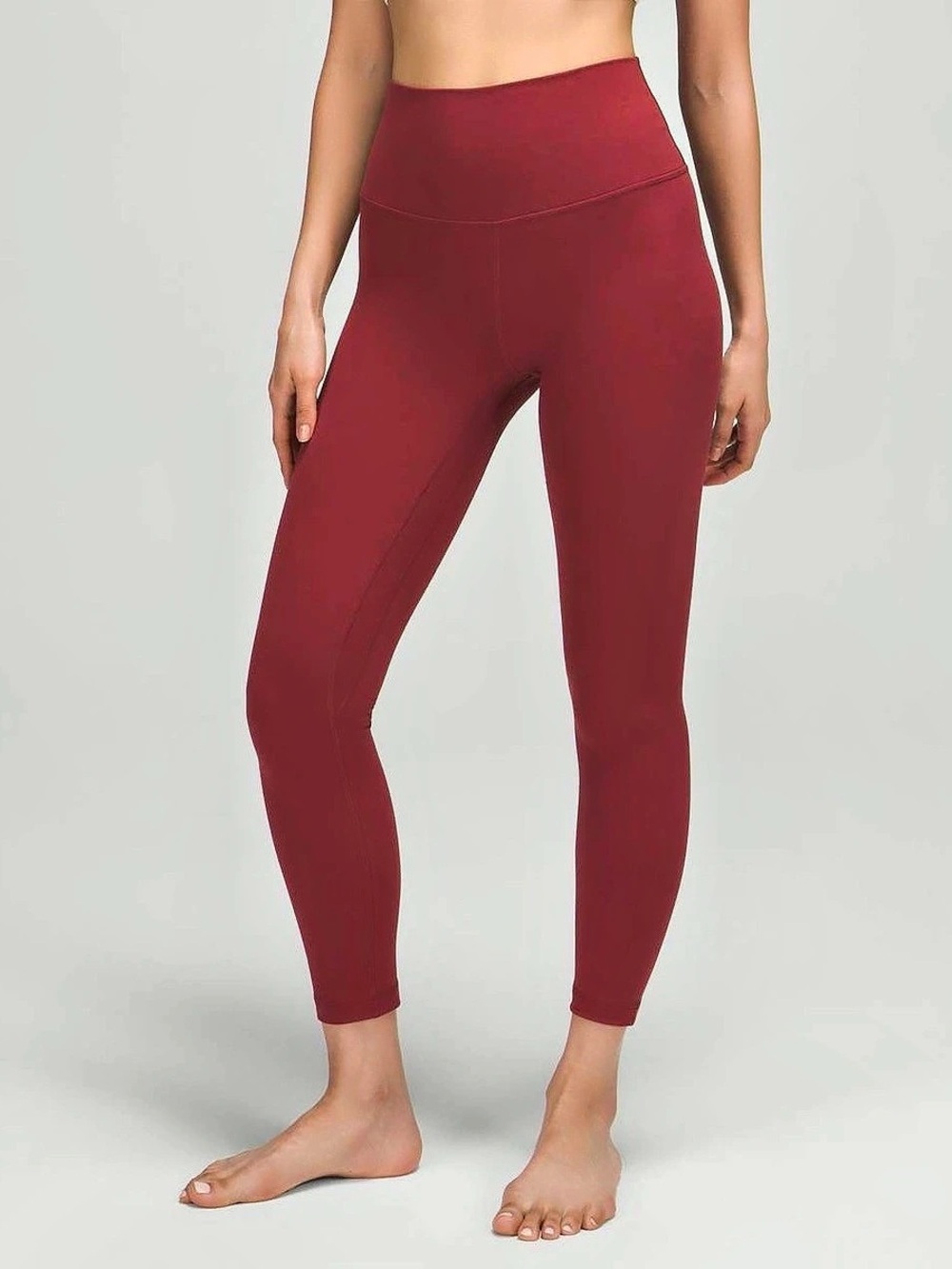 LULULEMON ALIGN HIGH-RISE PANT 25” – MULLED WINE - SIZE 10